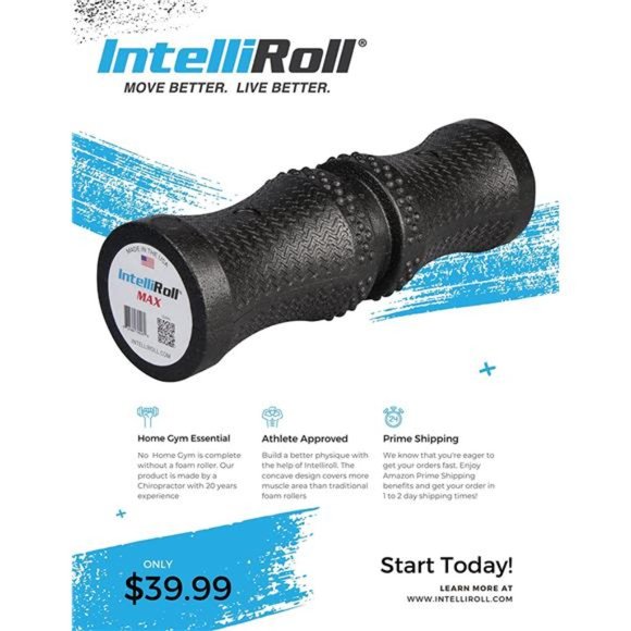 Foam Roller for Muscle Trigger Point Massage, Physical Therapy and Exercise - Picture 6 of 6